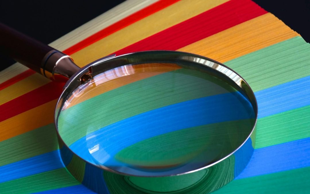 Brown Handle Magnifying Glass