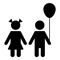 icona anche con i bambini